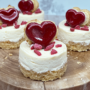 Mini Jammie Dodger Cheesecakes