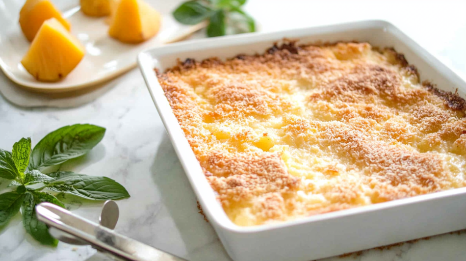 Pineapple Coconut Dump Cake